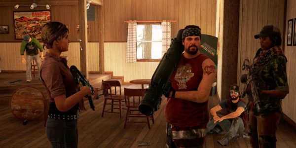 Far Cry 5's Companions Meet for Pizza When They're Not Helping You