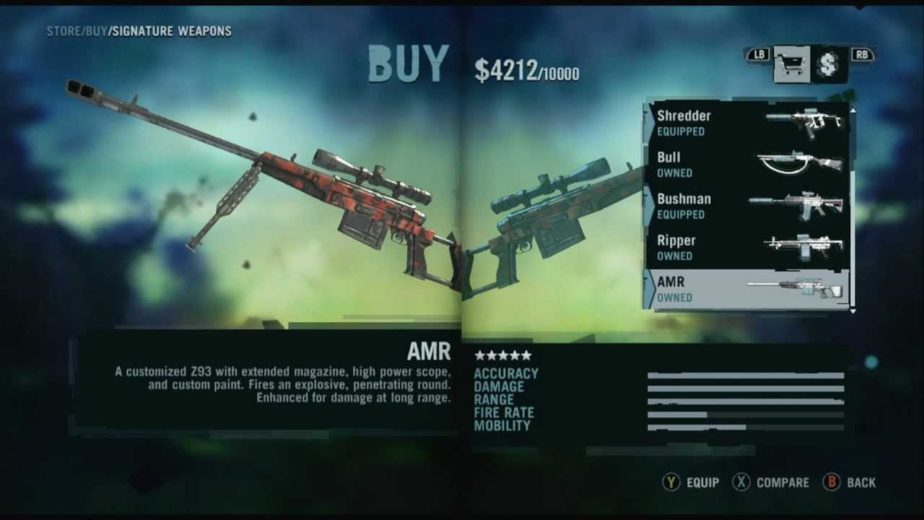 Far Cry 3 Classic Edition's AMR is a Powerful Signature Sniper Rifle