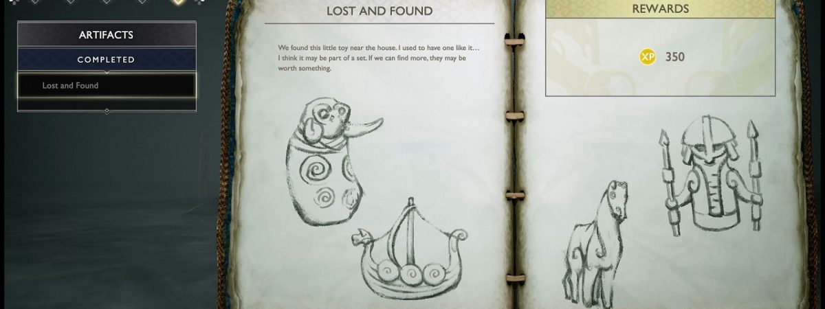 God of War Lost and Found Toys Scattered Through the Wildwoods