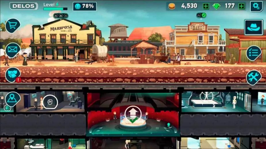 Behaviour Interactive's Westworld Features Many Near-Identical Features to Fallout Shelter