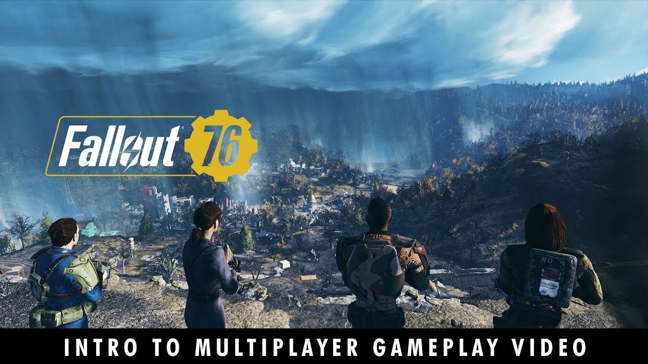 Fallout трейлер на русском. Фоллаут 76 геймплей. Фоллаут мультиплеер. Fallout 76 ps4 обложка. Фоллаут 4 мультиплеер.