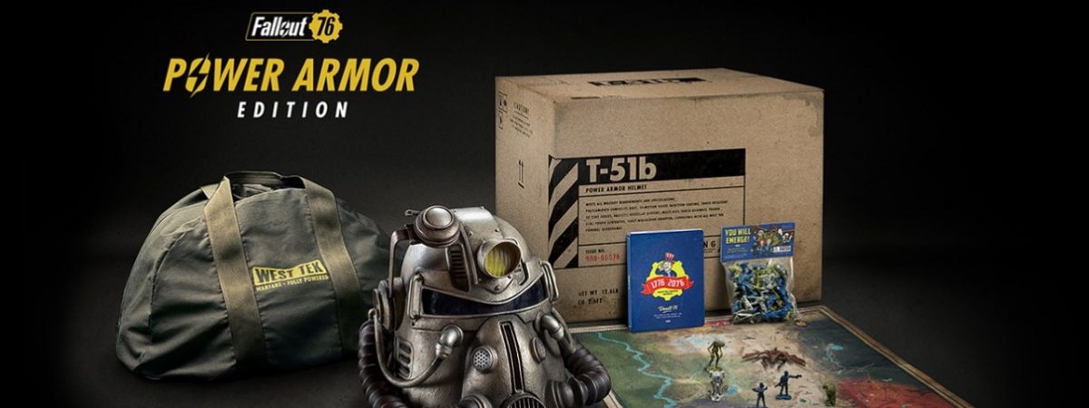 Fallout 76 Power Armour Edition Includes a Wearable Helmet