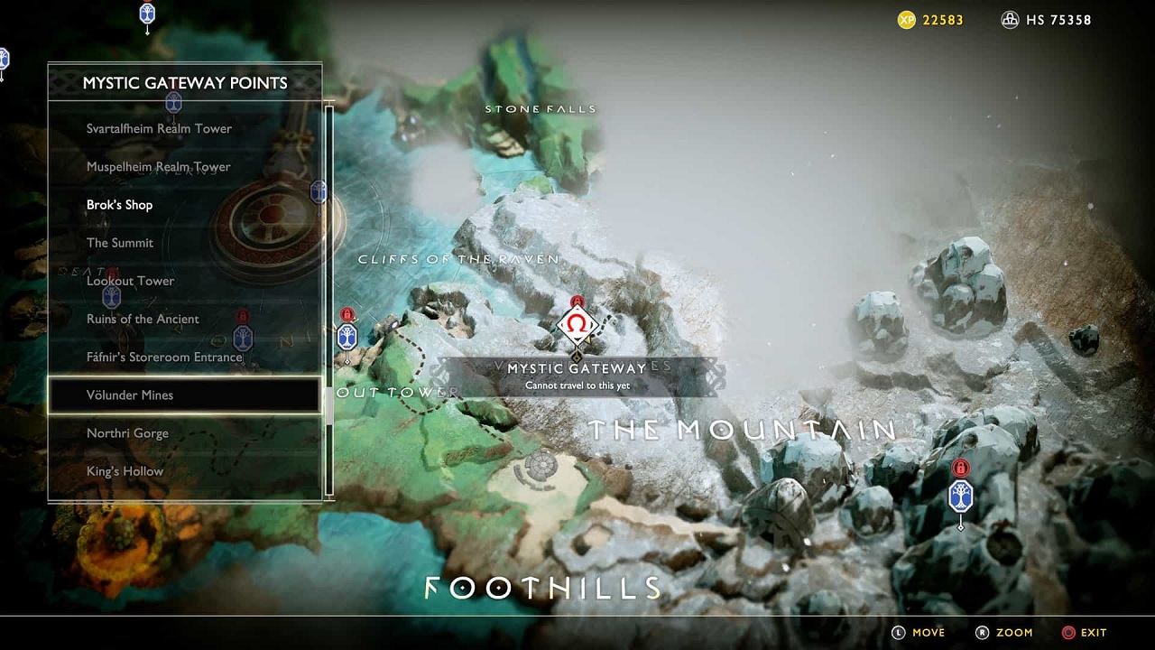 god of war mines de volund