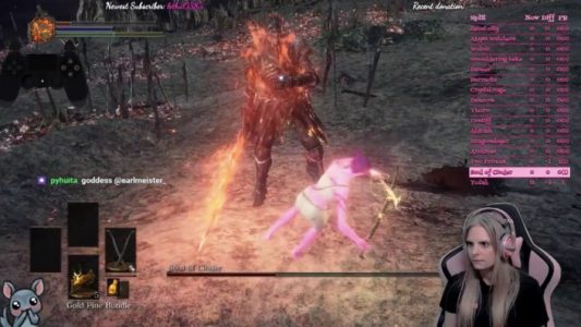 Dark Souls 3 streamer Suzie takes down the game's final boss in her no-hit run.