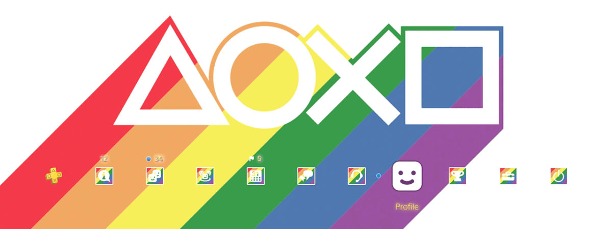 PS4 LGBT Pride Theme