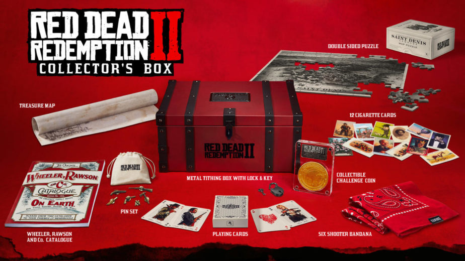 red dead redemption 2 special edition collector's edition ultimate edition pre-order xbox one ps4