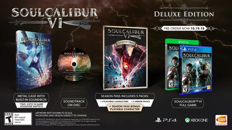 The Soul Calibur 6 Deluxe Edition