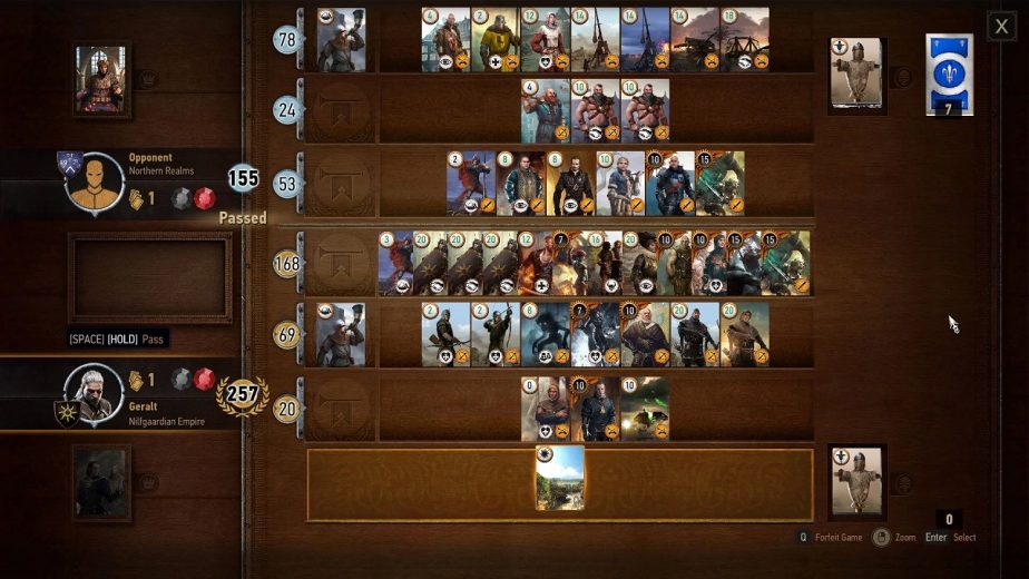 Gwent Was Almost Cut From the Witcher III Wild Hunt