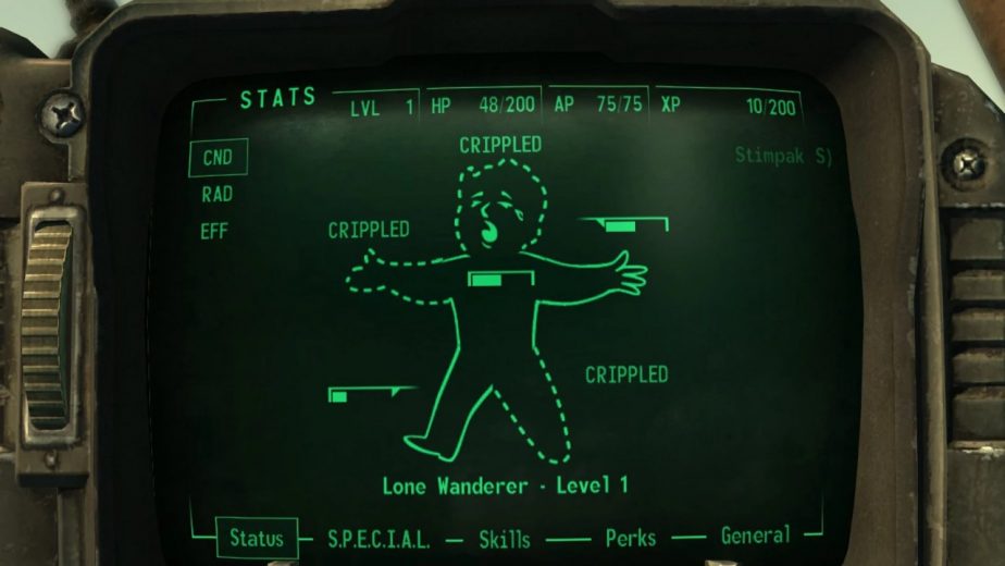 Streamer Completes Fallout Speedrun with Crippled Leg Trick
