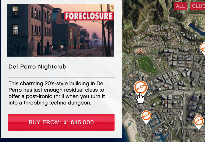 gta 5 grand theft auto online nightclubs vehicles list new locations prices