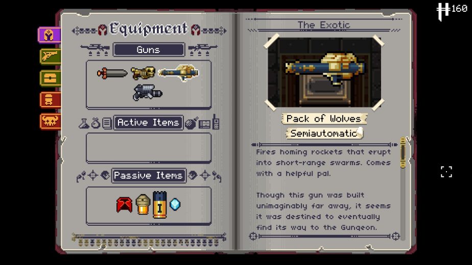 Enter the Gungeon's The Exotic