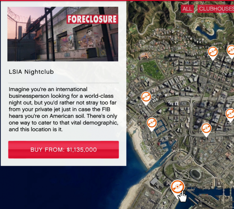 Every Location/Price in Grand Theft Auto Online After Hours