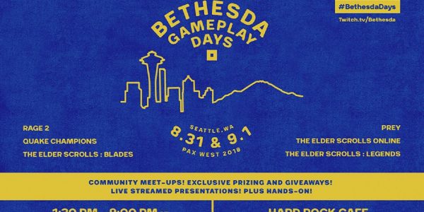 Bethesda Gameplay Days Event Set to Take Place at PAX West