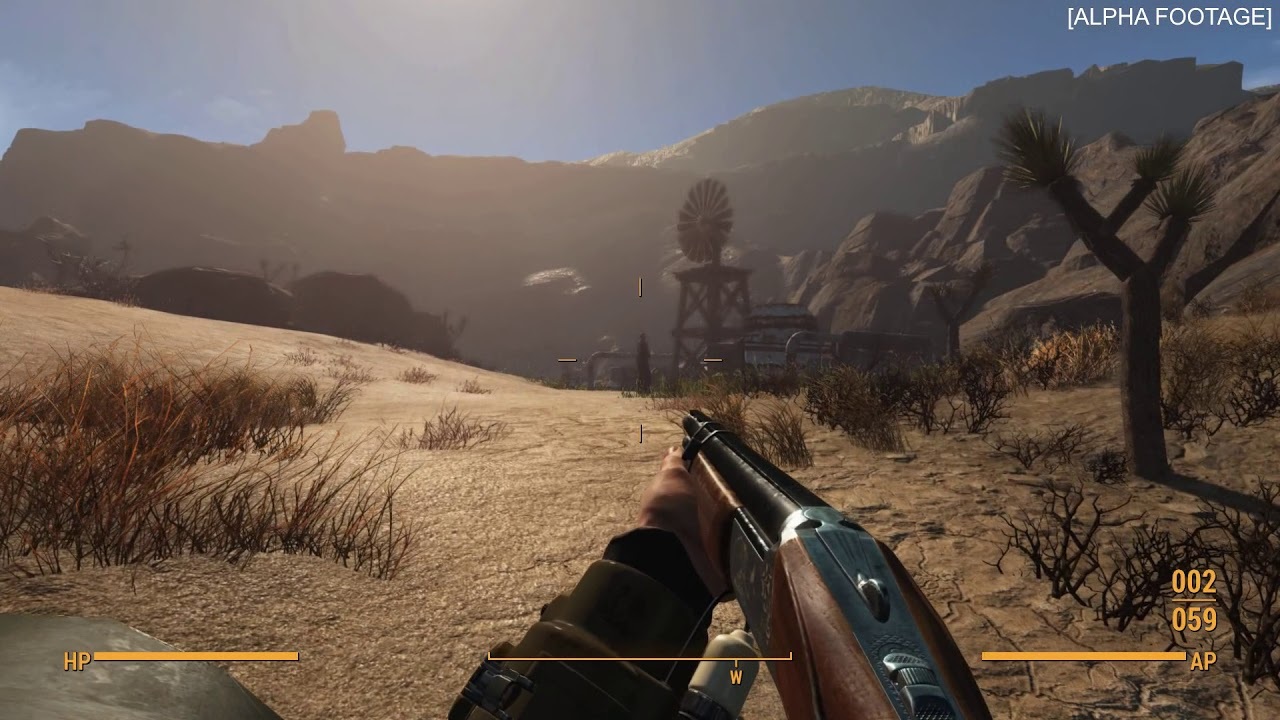 Fallout 4 new vegas mod team show off the new varmint rifle