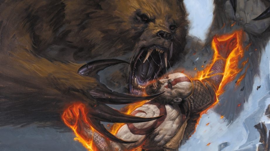 Kratos Faces Down a Clan of Berserkers in the Prequel Comic Series