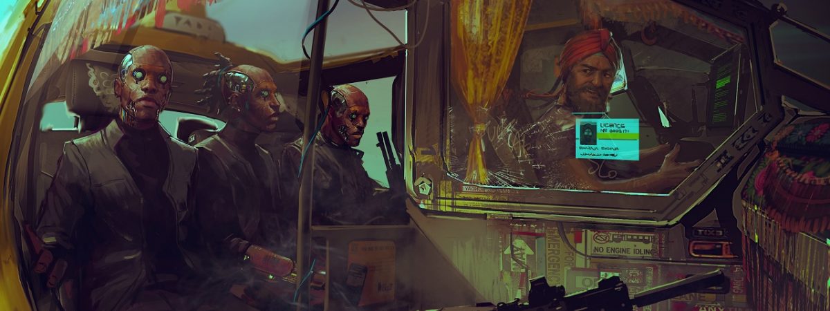 The Cyberpunk 2077 Concept Art Features Scenes from the E3 Story Trailer