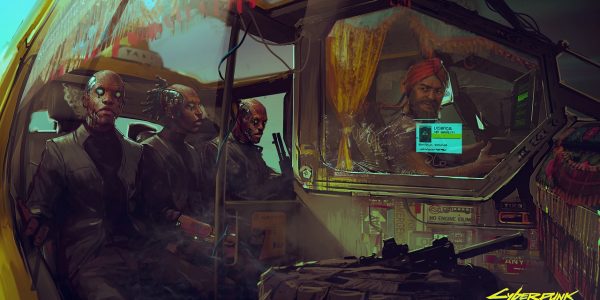 The Cyberpunk 2077 Concept Art Features Scenes from the E3 Story Trailer