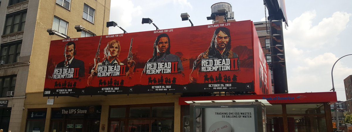 red dead redemption 2 artwork new nyc art poster marketing info news gameplay release date rdr2