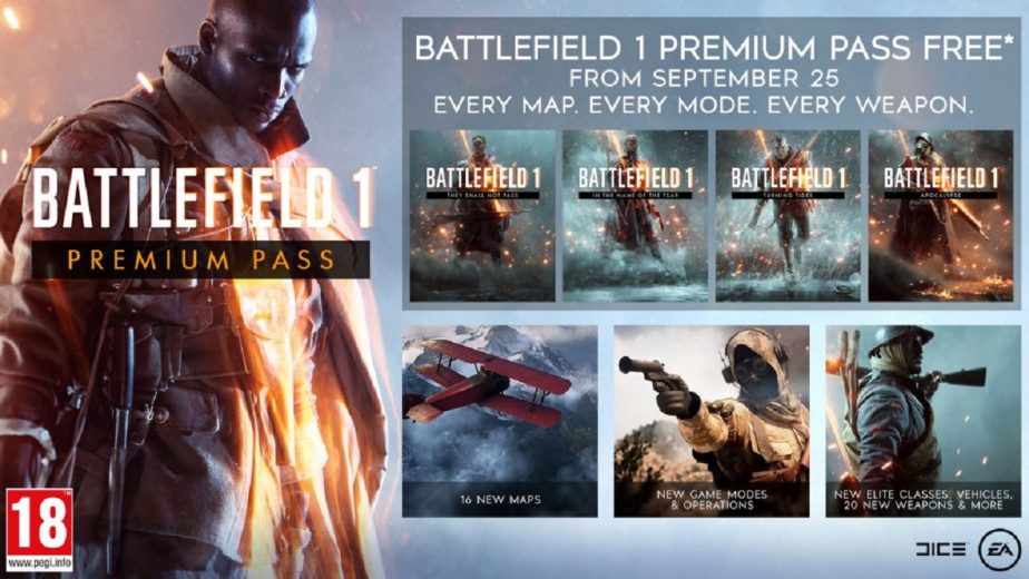 EA Offers the Battlefield 1 Premium Pass For Free Download Again