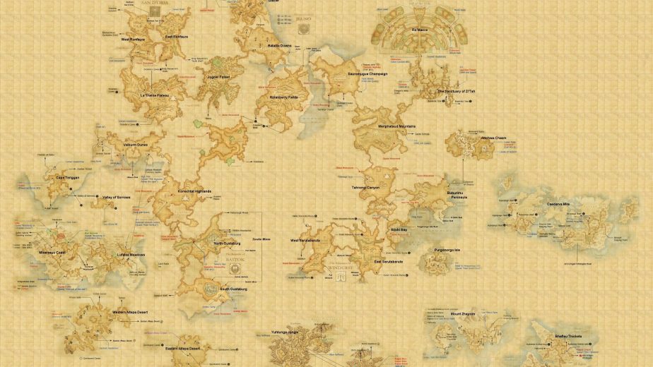 Final Fantasy XI's Map is Ten Times Smaller Than Final Fantasy XV