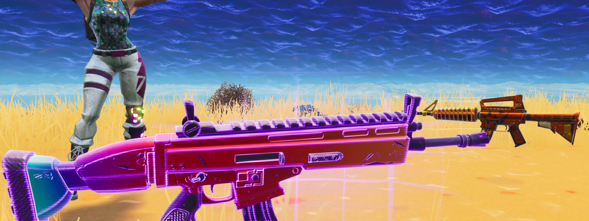 Fortnite Battle Royale Players Can Now Get Custom Weapon Skins - 1200 x 450 png 770kB