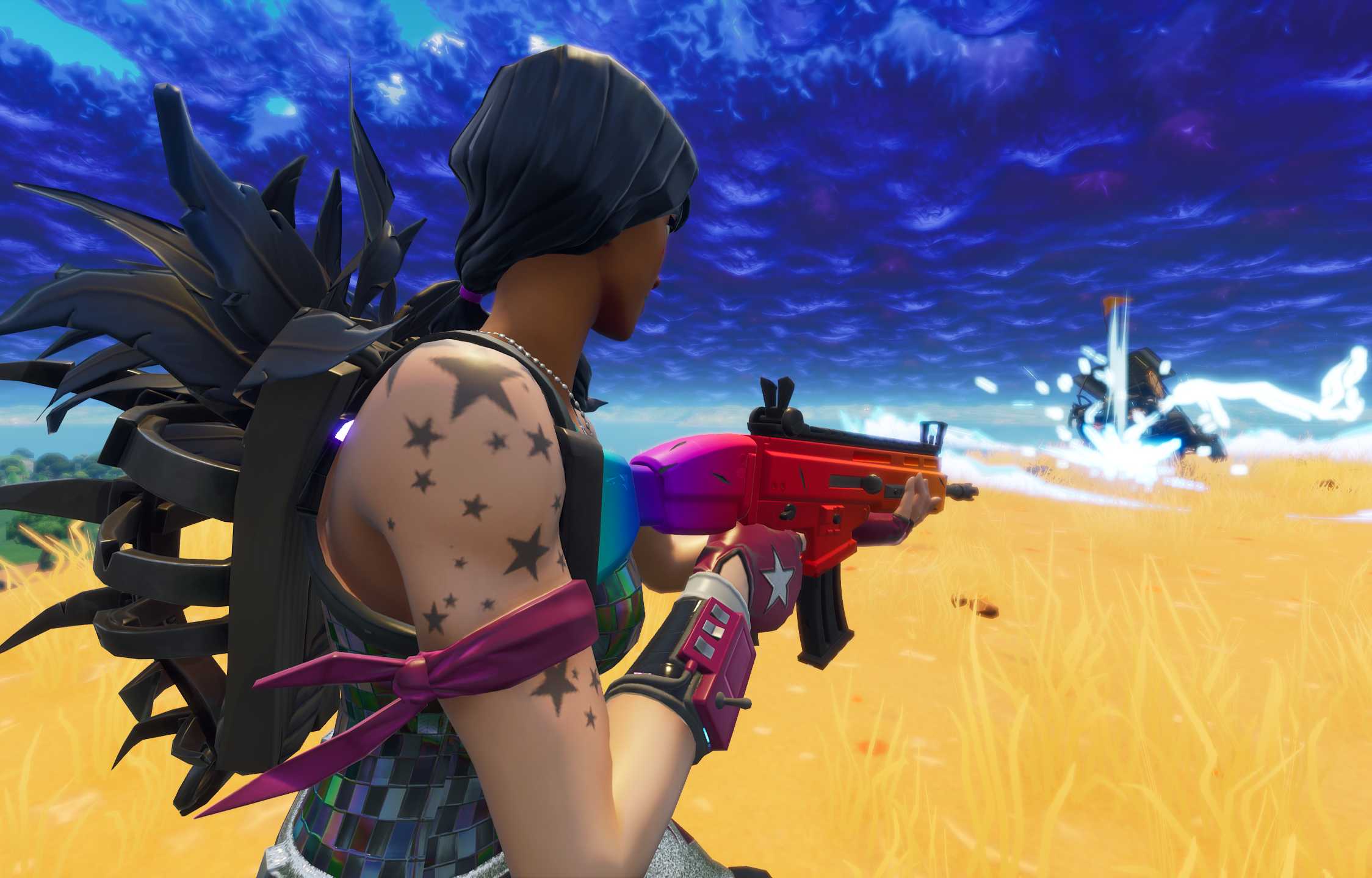 fortnite br players can now get custom weapon skins