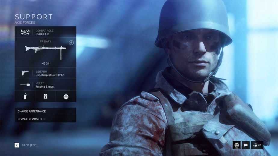 The Battlefield 5 Weapon Restrictions Are Affected by Class But Not Combat Role