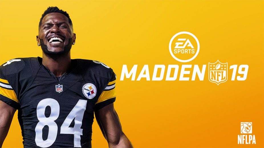 madden 19 antonio brown game cover