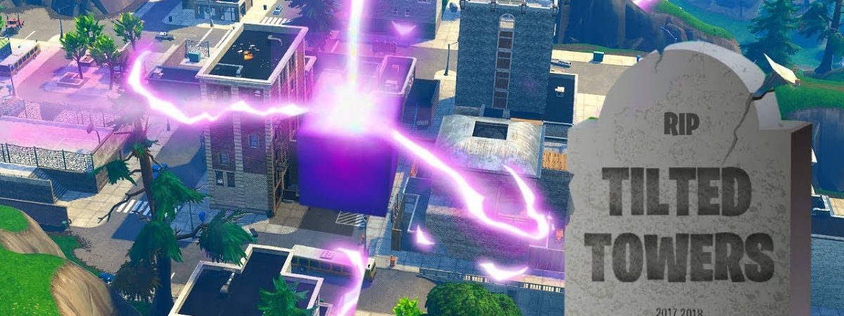 Fortnite Tilted Towers destruction