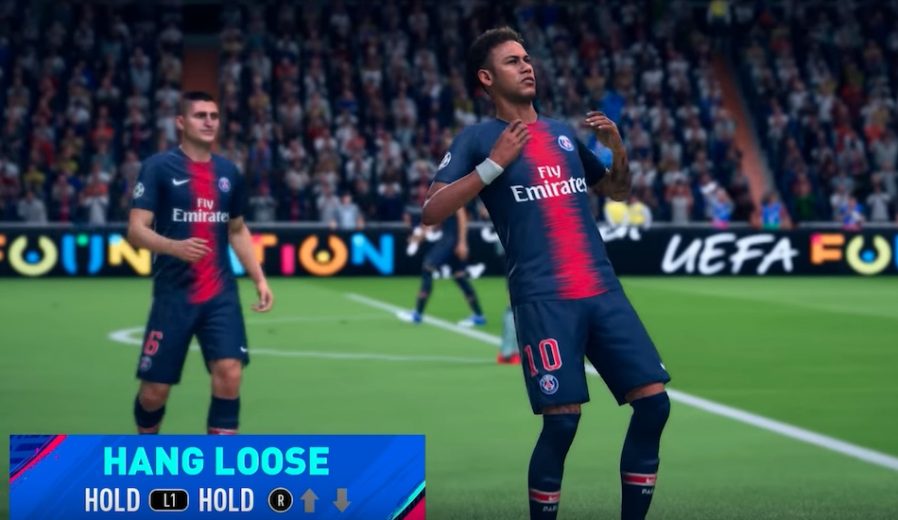 neymar fifa 19 goal celebration hang loose