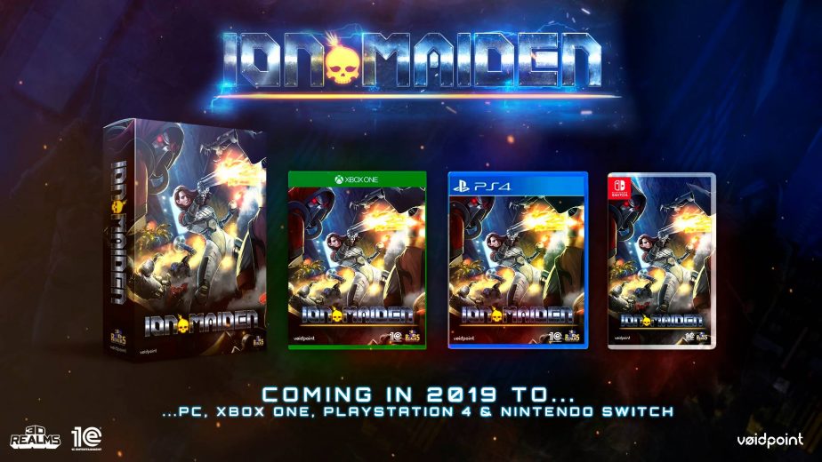 Ion Maiden Coming To PC, XB1, PS4 and Switch in 2019