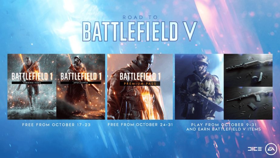 Battlefield 1 DLC Free as Part of The Road to Battlefield 5