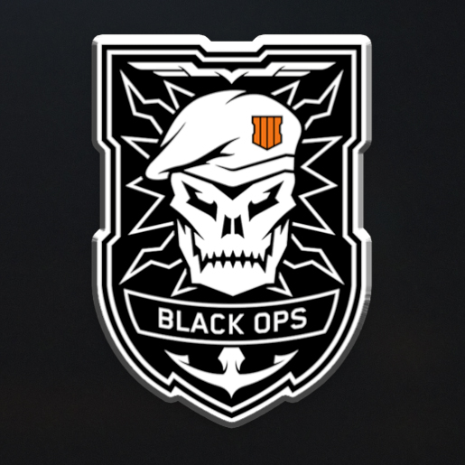 Call Of Duty Black Ops 4 Black Ops Skull Sticker.