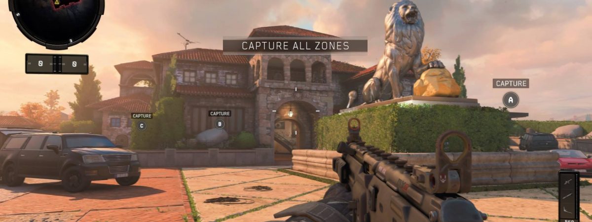 Call of Duty: Black Ops 4's "Hacienda" map is set on the grounds of a sprawling mansion.