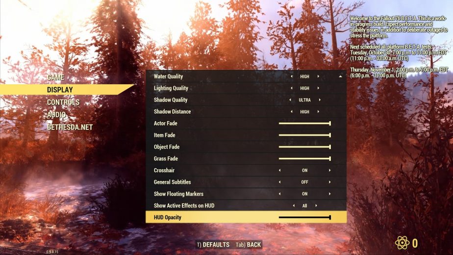 Fallout 76 PC Version Missing Graphics Settings