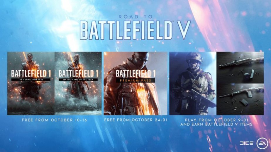 More Battlefield 1 DLC Available for Free in October Giveaways