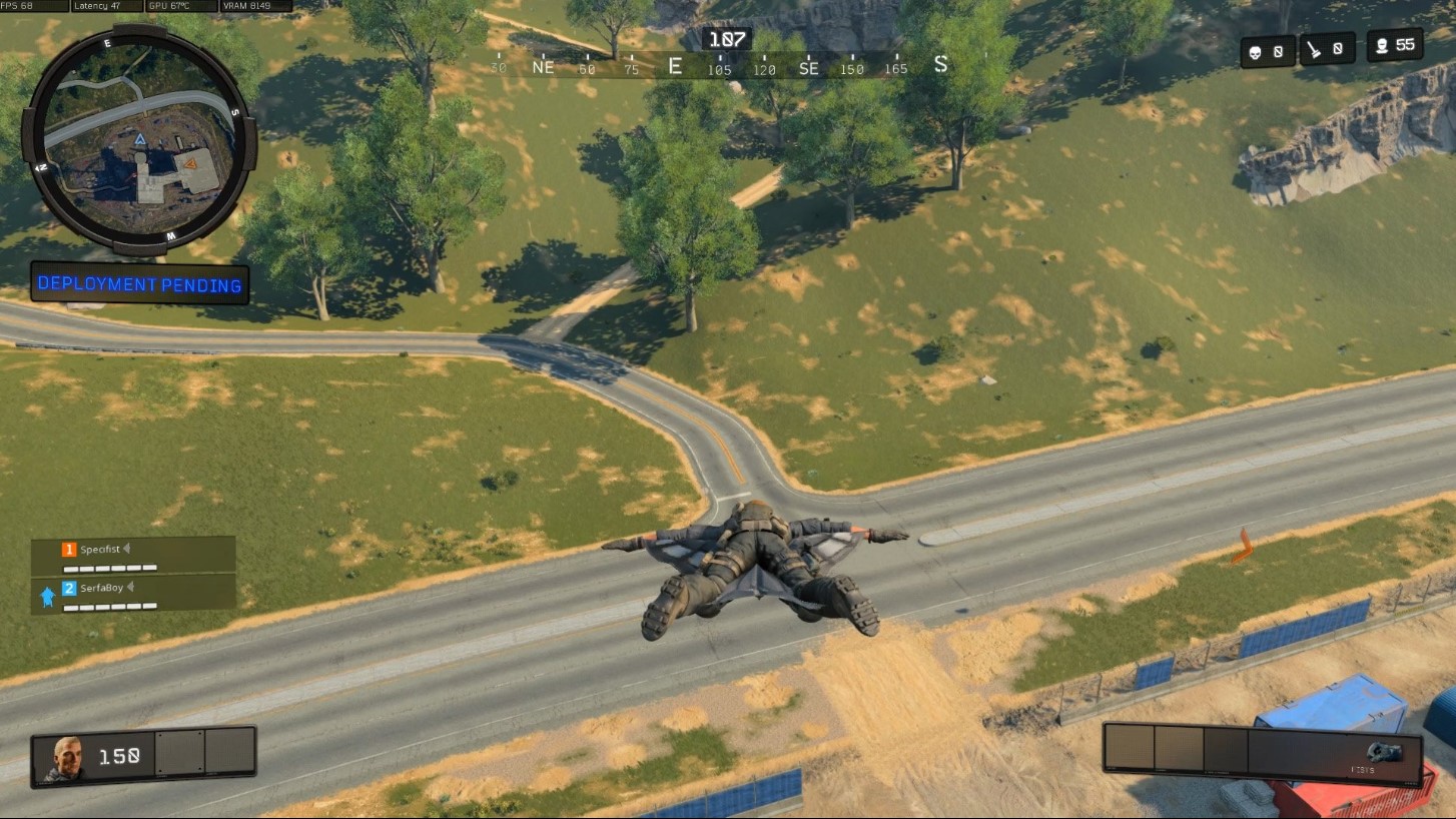 Blackout Wingsuit Redeployment