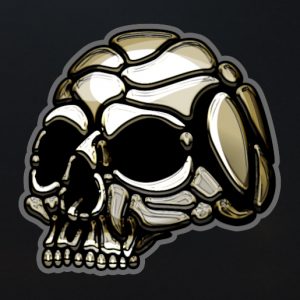 Call Of Duty Black Ops 4 Skull Fragments Sticker