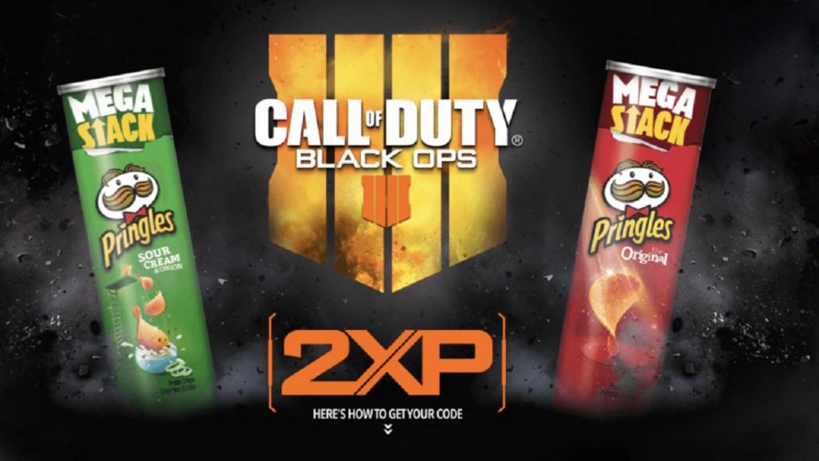 Call of Duty Black Ops 4 and Pringles come together.