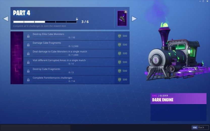 Guide on how to complete part 4 of Fortnitemares challenges: