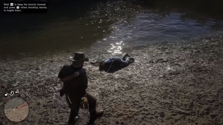 Red Dead Redemption 2's Benedict Allbright bounty will require a daring river rescue.