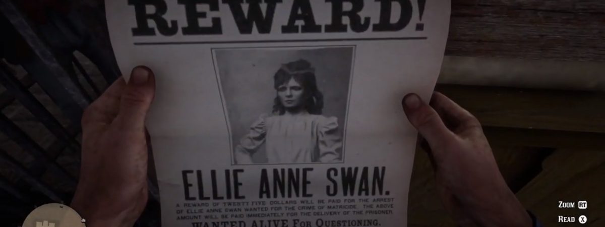 Red Dead Redemption 2 Ellie Anne Swan bounty guide.