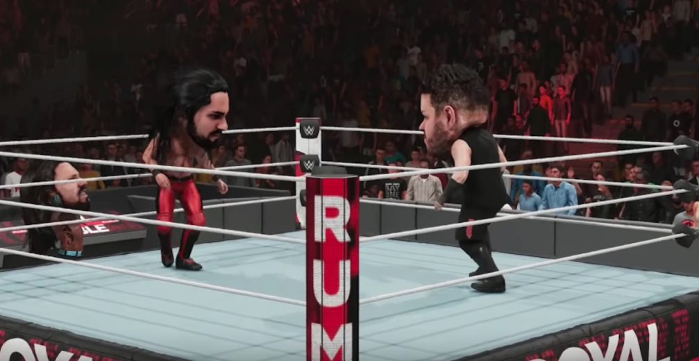 wwe 2k19 big head mode gameplay