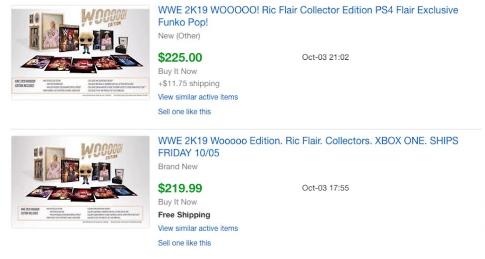wwe 2k19 wooooo collectors edition ebay