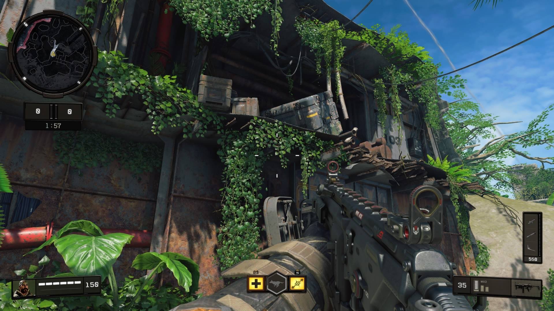 The jungle, in Call of Duty: Black Ops 4 "Contraband," is often claustrophobic.