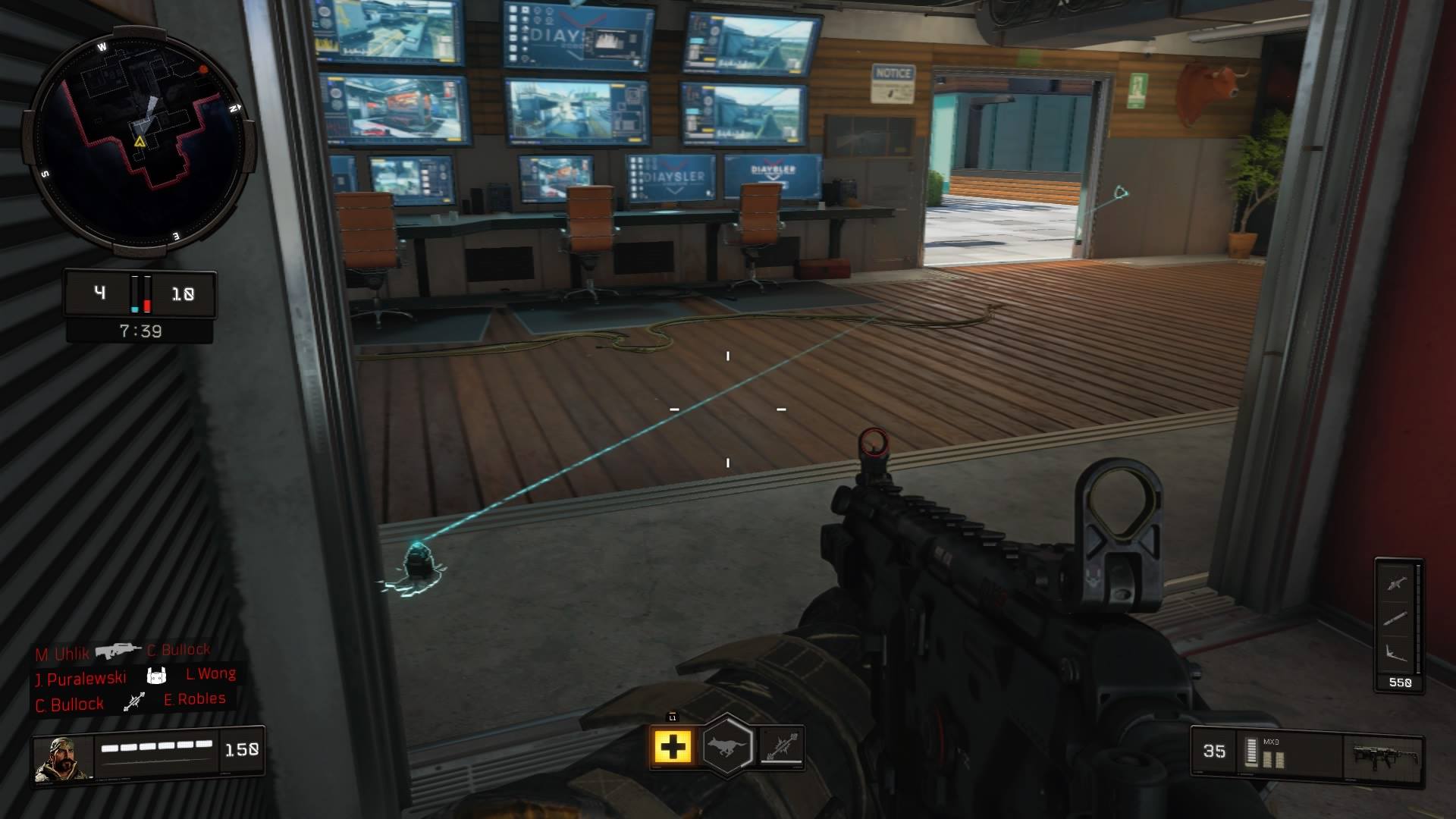 Call of Duty: Black Ops 4: As Nomad, place mesh mines far apart to cast a wider net.