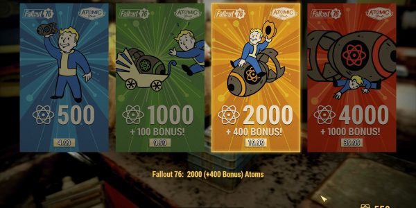 Fallout 76 Atoms Costs Revealed