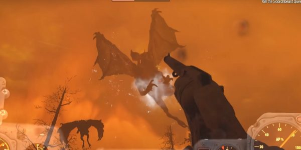 Fallout 76 Boss Scorchbeast Queen Appears