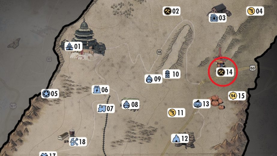 Fallout 76 Waste Not Locations