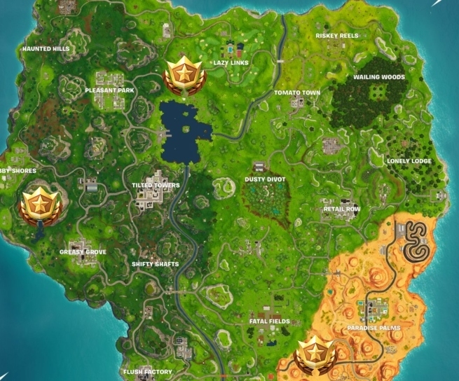 Here is a map of the locations you need to visit for this Week 10 Challenge.